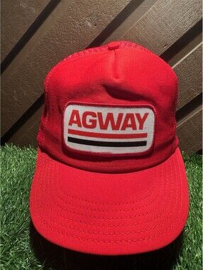 Vintage 80s Agway Feed Seed Trucker Hat Snapback Mesh Cap The Winner USA Made